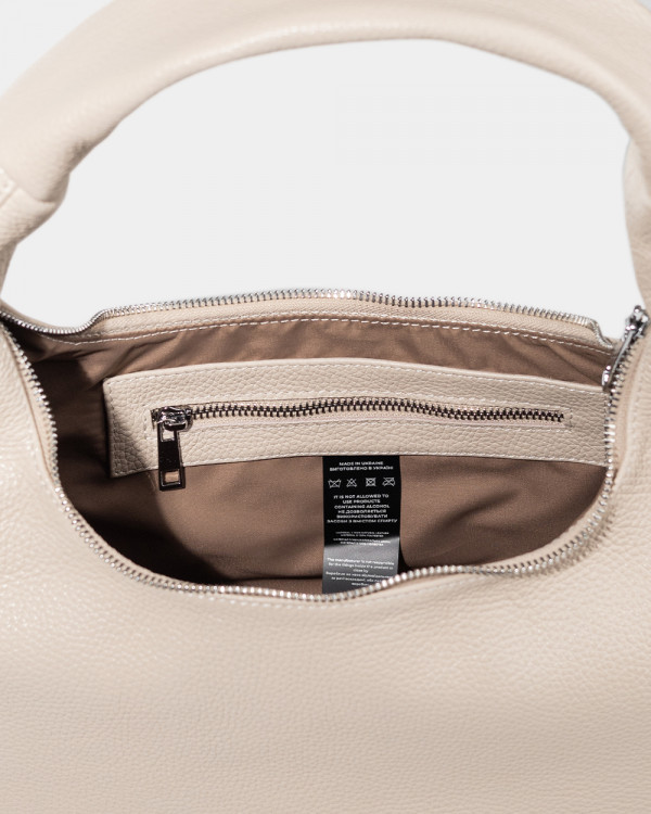 ROXY MINI LEATHER, BEIGE