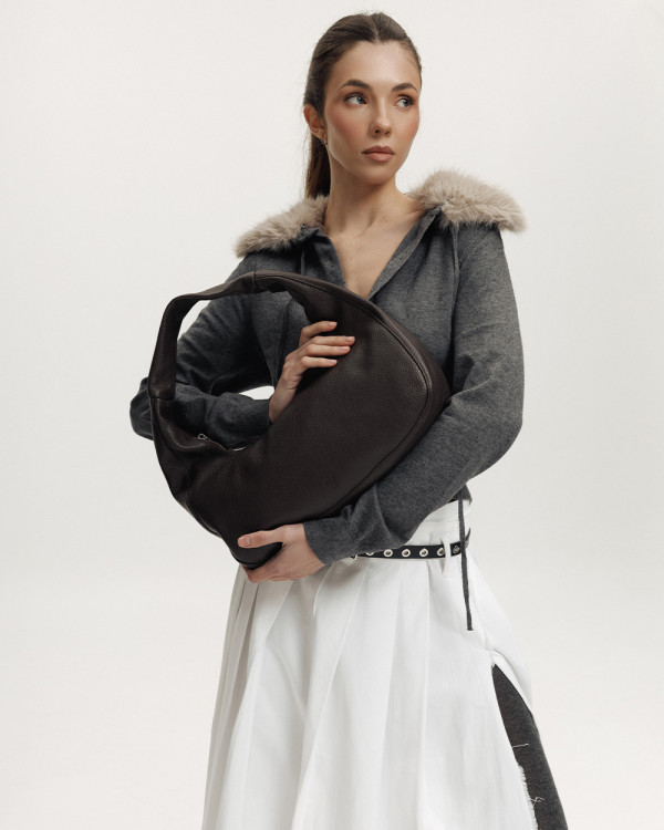 ROXY MINI LEATHER, BROWN
