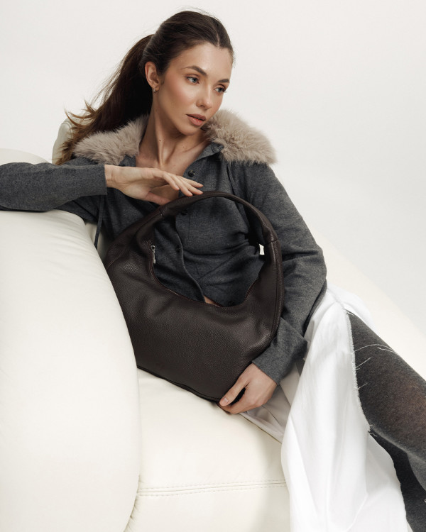 ROXY MINI LEATHER, BROWN