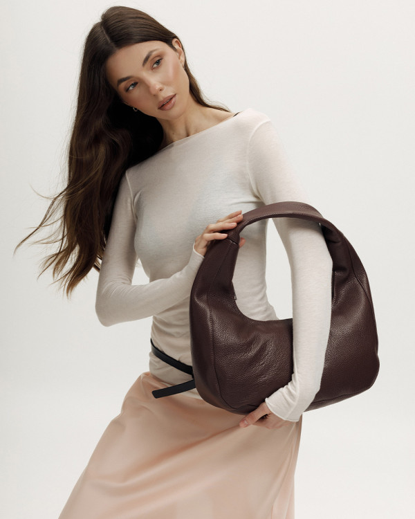 ROXY MINI LEATHER, BURGUNDY
