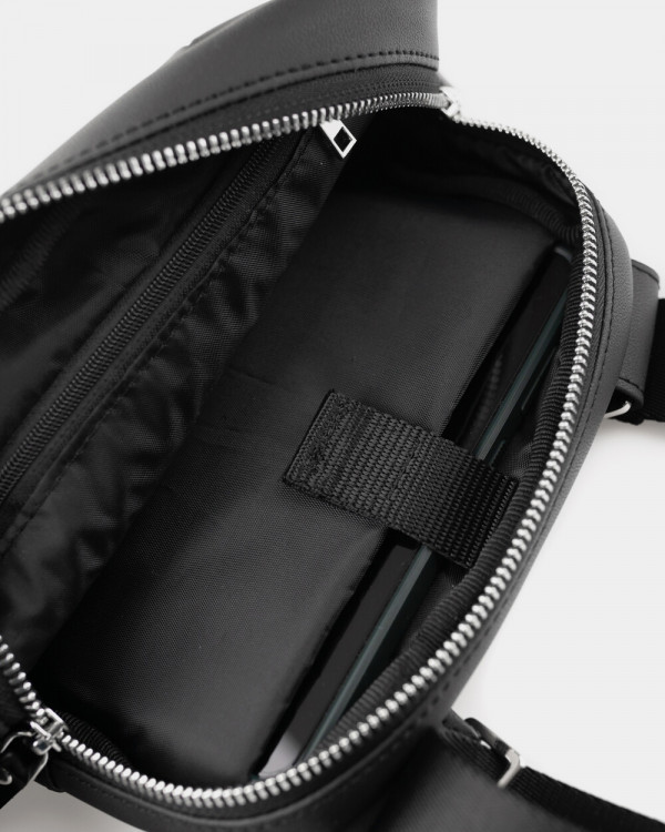 QUEENS ECOLEATHER, BLACK