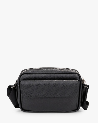 "JET LARGE" ECO LEATHER, BLACK 02