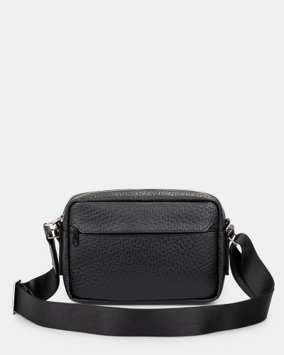 "JET LARGE" ECO LEATHER, BLACK 02