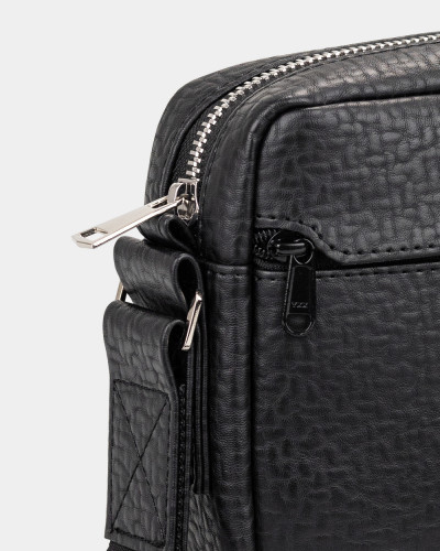 "JET LARGE" ECO LEATHER, BLACK 02