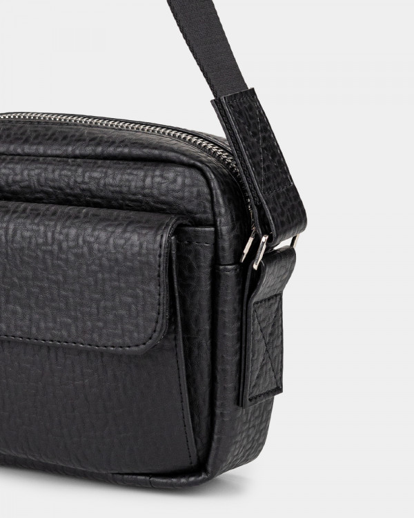 JET LARGE ECO LEATHER, BLACK 02