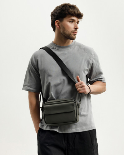 "JET LARGE" ECO LEATHER, GREY 02