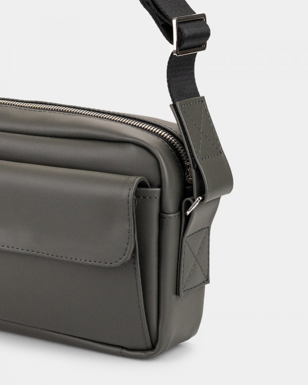 JET LARGE ECO LEATHER, GREY 02
