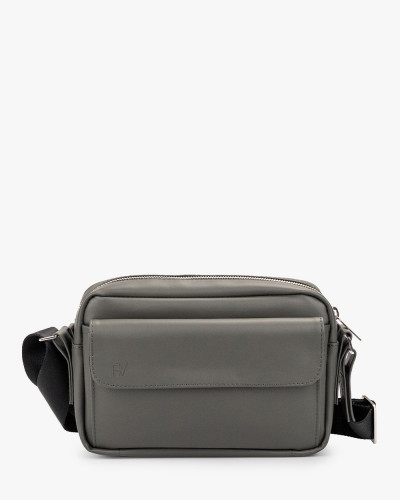 "JET LARGE" ECO LEATHER, GREY 02