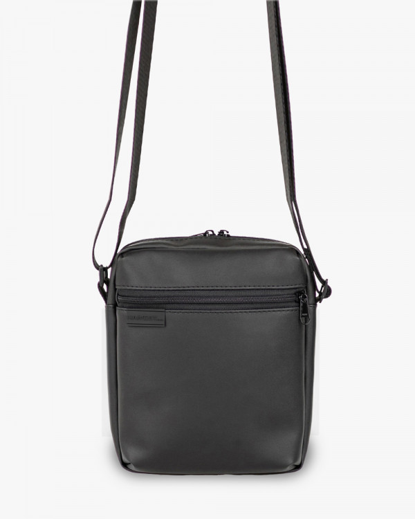MESSENGER DOPP 01 ECO-LEATHER, BLACK