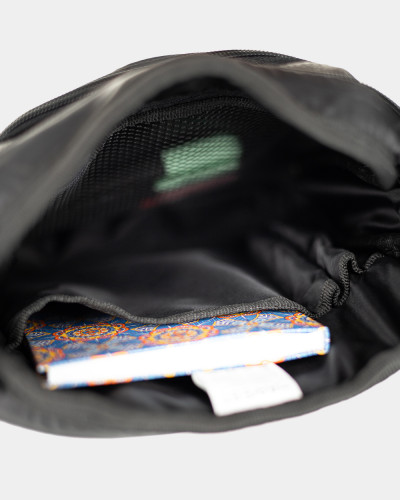 MESSENGER "DOPP 01" ECO-LEATHER, BLACK