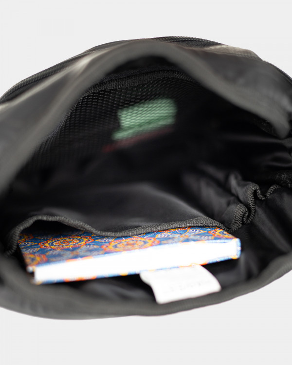 MESSENGER DOPP 01 ECO-LEATHER, BLACK