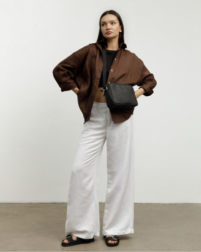"CROSSBODY BAG" ECO-LEATHER,BLACK