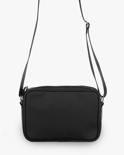 "CROSSBODY BAG" ECO-LEATHER,BLACK