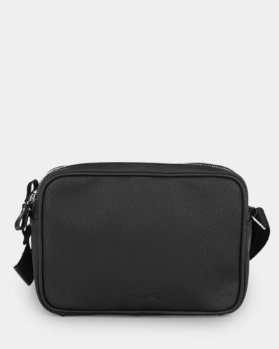 "CROSSBODY BAG" ECO-LEATHER,BLACK