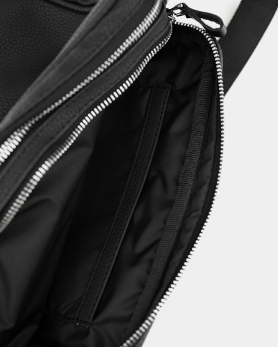 "CROSSBODY BAG" ECO-LEATHER,BLACK