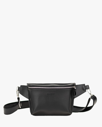 "VINTAGE BAG" ECO LEATHER, BLACK