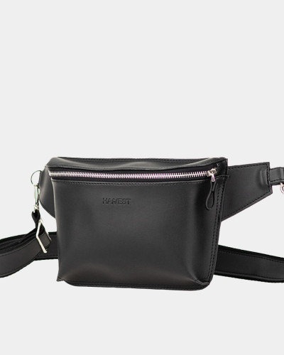"VINTAGE BAG" ECO LEATHER, BLACK