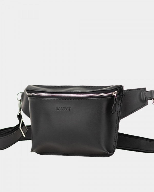 VINTAGE BAG ECO LEATHER, BLACK