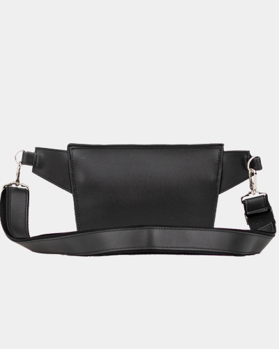"VINTAGE BAG" ECO LEATHER, BLACK