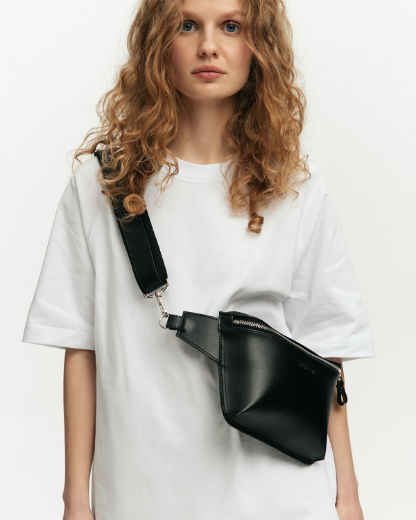 VINTAGE BAG ECO LEATHER, BLACK