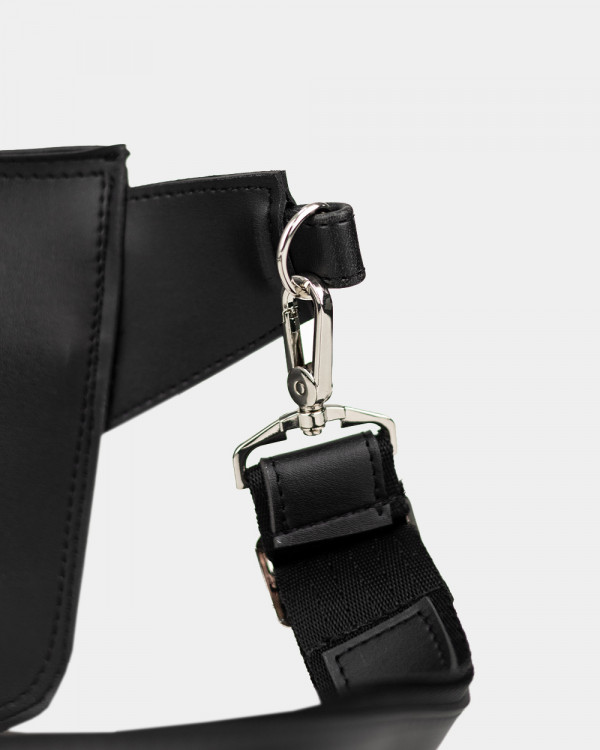 VINTAGE BAG ECO LEATHER, BLACK