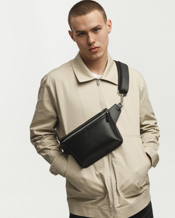 VINTAGE BAG ECO LEATHER, BLACK