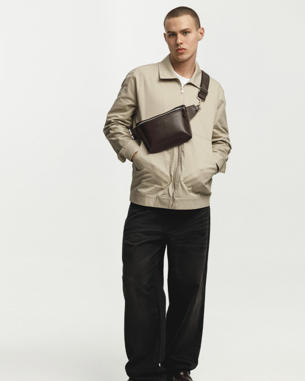 VINTAGE BAG ECO LEATHER, BROWN