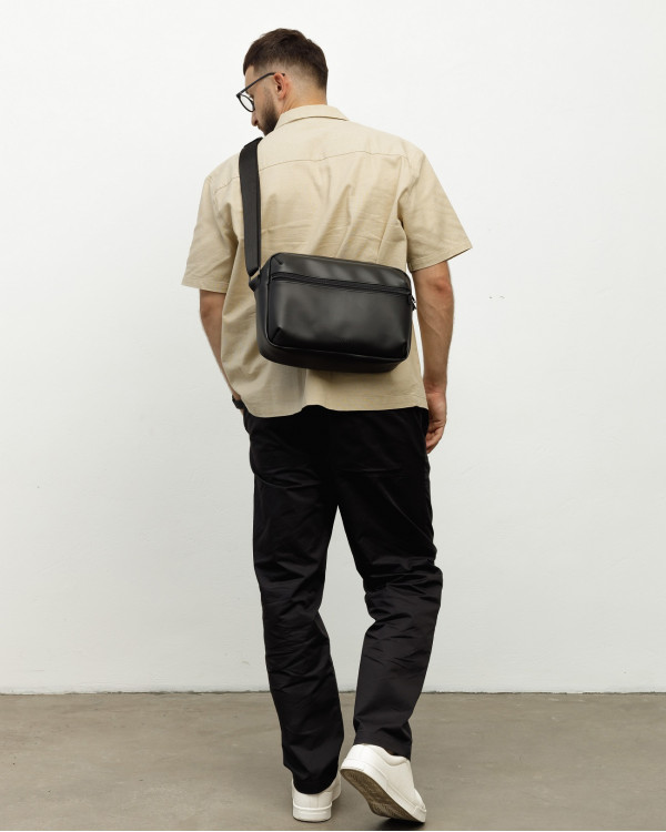 BAG DAILY BAG 01 ECO-LEATHER, BLACK
