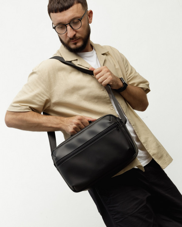 BAG DAILY BAG 01 ECO-LEATHER, BLACK