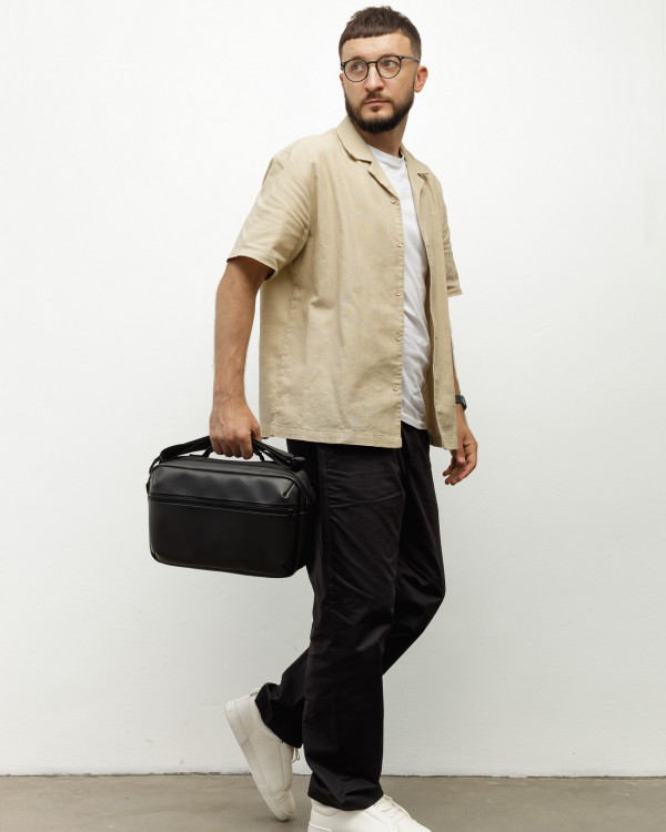 BAG DAILY BAG 01 ECO-LEATHER, BLACK