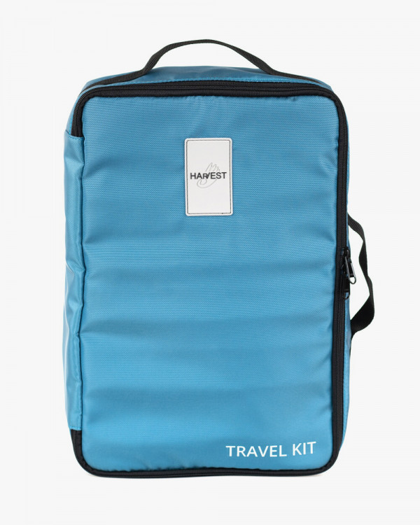 TRAVEL KIT BAG, POLYESTER, BLUE