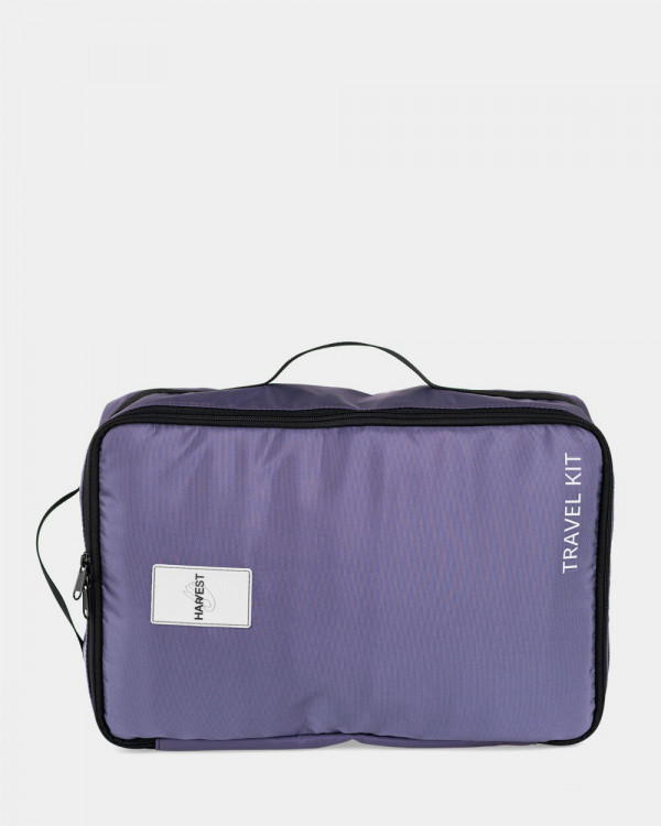 BAG TRAVEL KIT POLYESTER, PURPLE