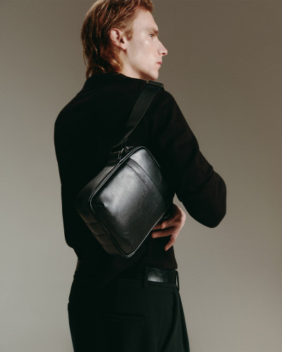MESSENGER "CLASSIC" ÖKO-LEDER SCHWARZ