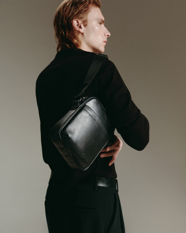 MESSENGER CLASSIC ECO-LEATHER BLACK
