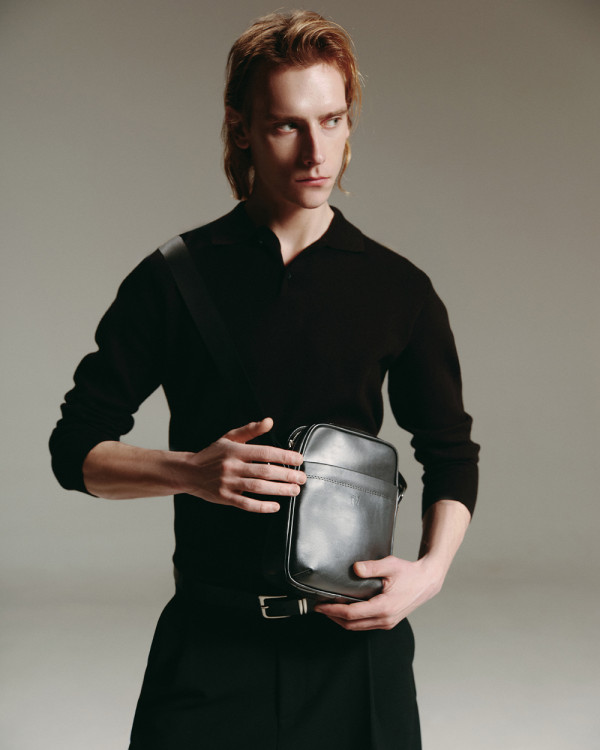 MESSENGER CLASSIC ECO-LEATHER BLACK