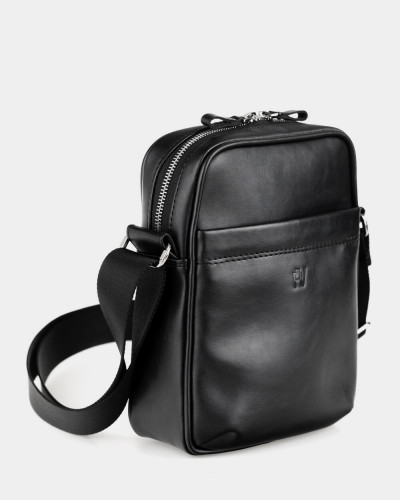MESSENGER "CLASSIC" ÖKO-LEDER SCHWARZ