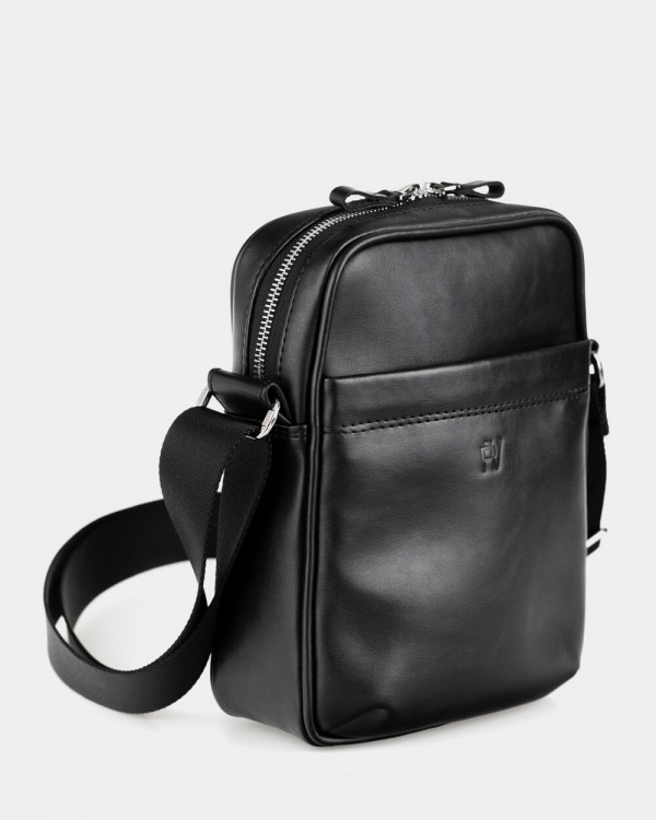 MESSENGER CLASSIC ECO-LEATHER BLACK