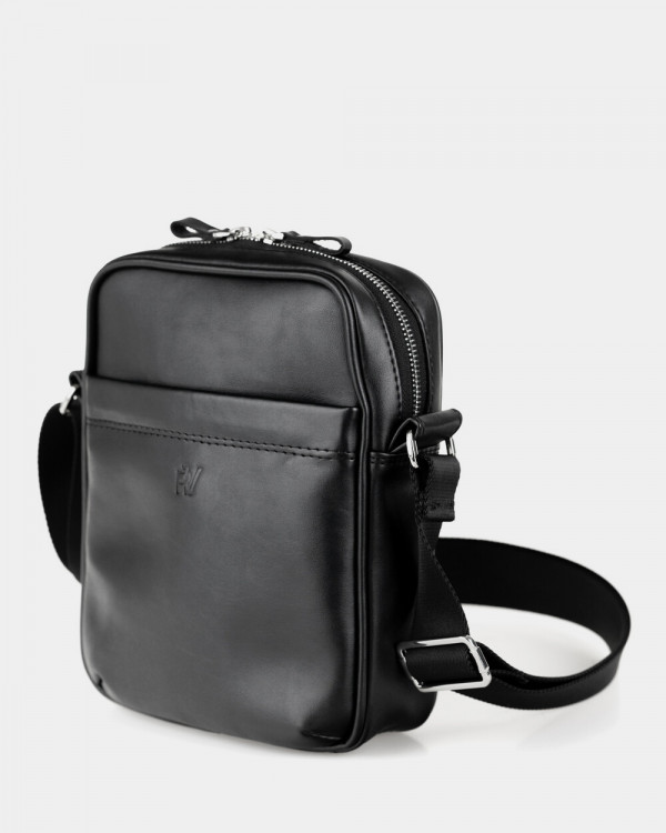 MESSENGER CLASSIC ECO-LEATHER BLACK