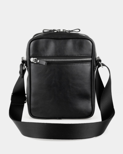 MESSENGER "CLASSIC" ÖKO-LEDER SCHWARZ
