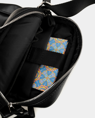 MESSENGER "CLASSIC" ÖKO-LEDER SCHWARZ
