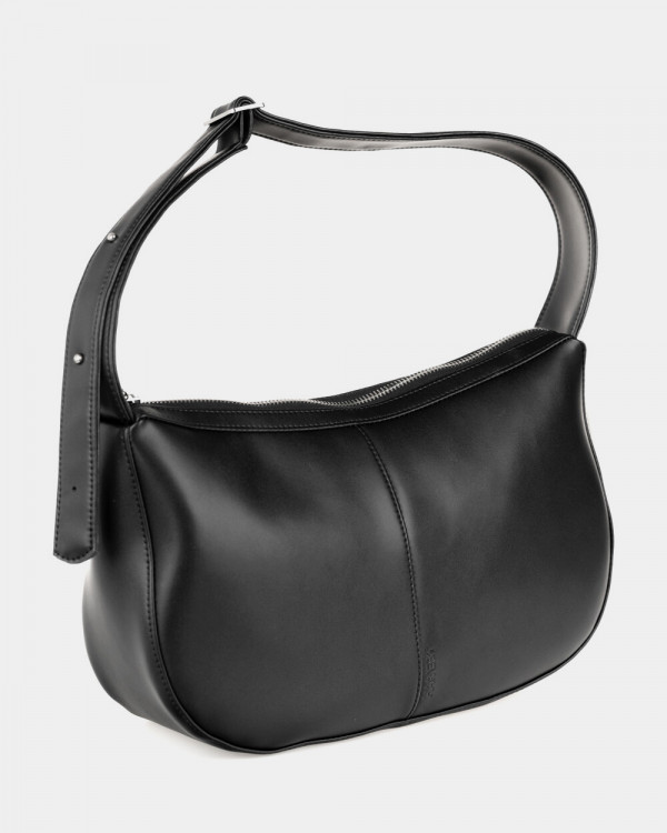 ANNE ECO-LEATHER, BLACK