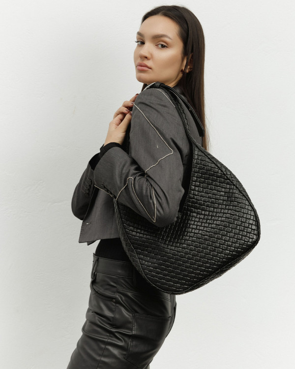 ROSIE ECOLEATHER, BLACK
