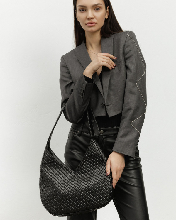 ROSIE ECOLEATHER, BLACK