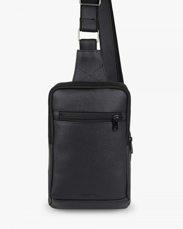 SHUTTLE UNO BAG 01 ECO LEATHER, BLACK