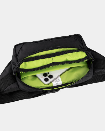 "HIP PACK 01" POLYESTER, BLACK