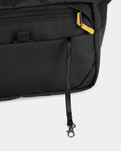 "HIP PACK 01" POLYESTER, BLACK