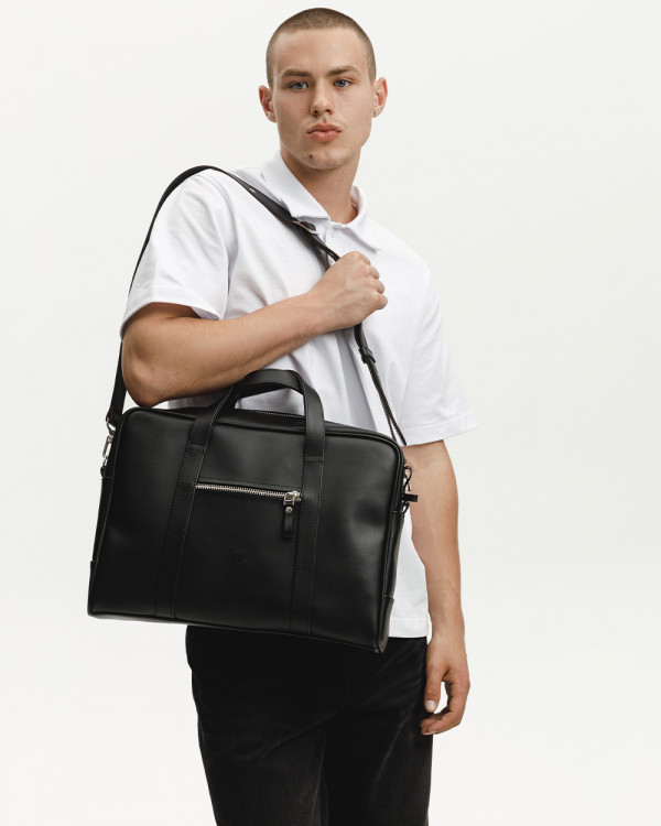 NOIR ECO-LEATHER, BLACK