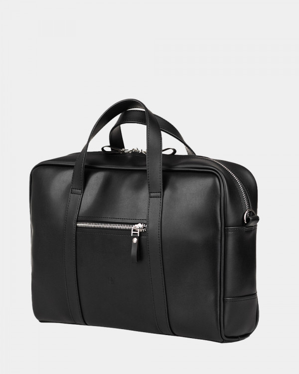 NOIR ECO-LEATHER, BLACK