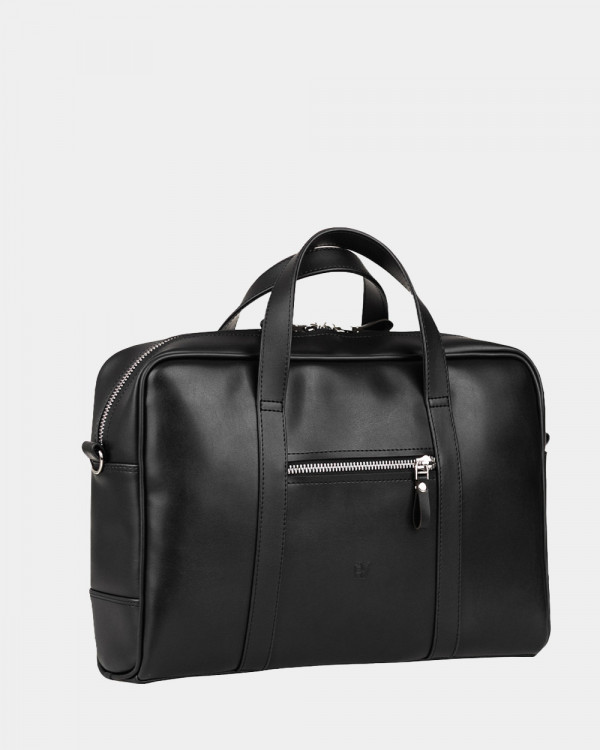 NOIR ECO-LEATHER, BLACK
