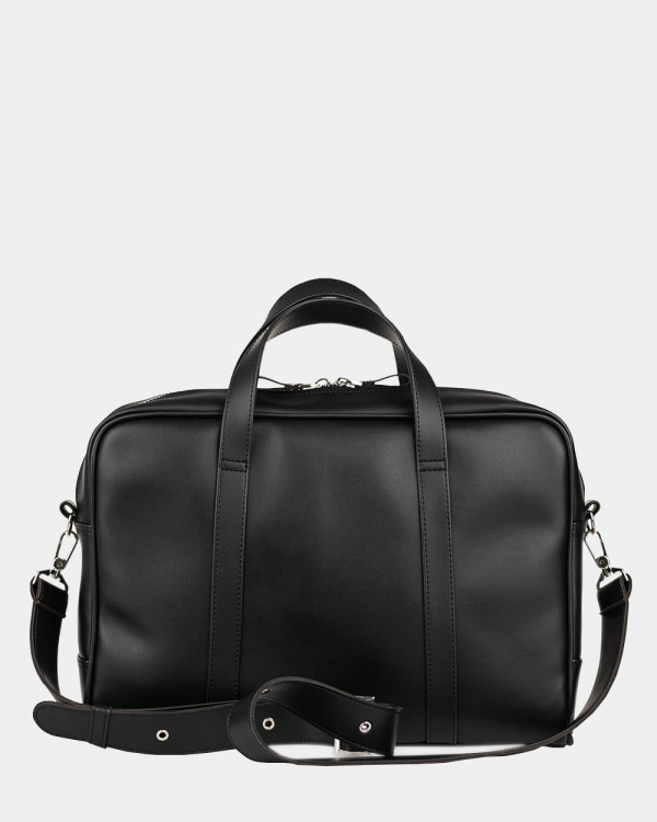NOIR ECO-LEATHER, BLACK